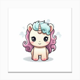 Cute Unicorn 88 Canvas Print