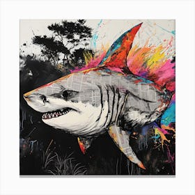 Shark art Canvas Print