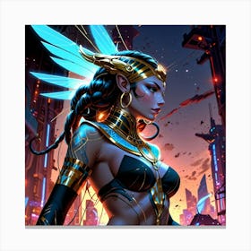 Egyptian Goddess Canvas Print