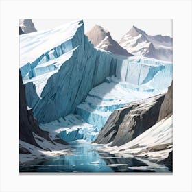 Iceberg 4 Canvas Print