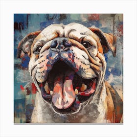 Bulldog Canvas Print Canvas Print