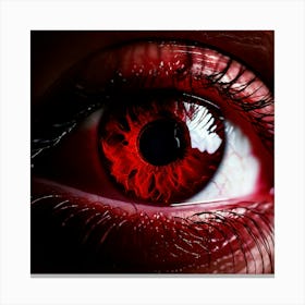 Red Eye Stock Videos & Royalty-Free Footage Canvas Print