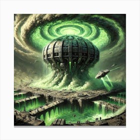 Toxic Veil Generator Canvas Print