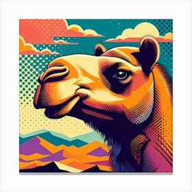 Pop Camel Canvas Print