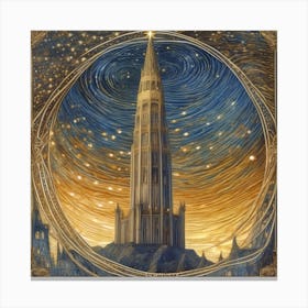 Starlight Tower Canvas Print