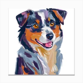 Australian Shepherd 01 Canvas Print