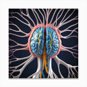 Brain And Spinal Cord 12 Canvas Print