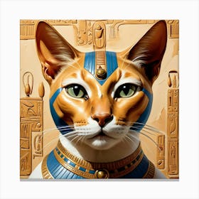 Do you like cats? This is the Pharaonic cat 5 Canvas Print