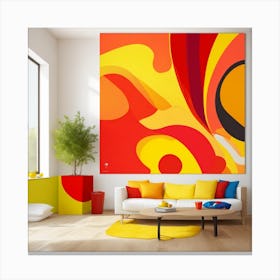 Abstract Painting 1 Canvas Print