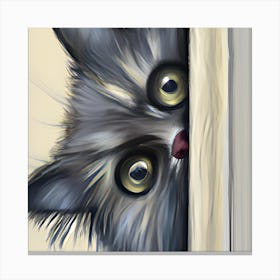 Peekaboo Canvas Print