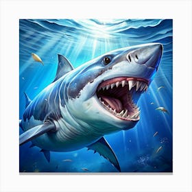 Great White Shark 3 Canvas Print