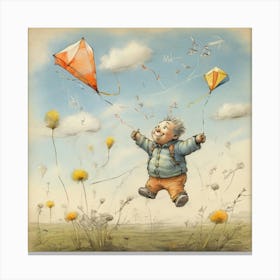 Kites 2 Canvas Print