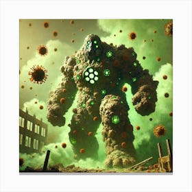 Toxarion Plague Titan Infectious Spores Canvas Print