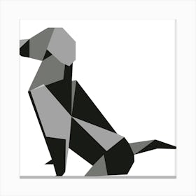 Geometric Dog Stampe su tela