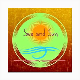 Sea And Sun Canvas Print