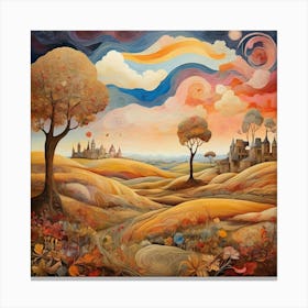 Landscape Painting 39 Canvas Print