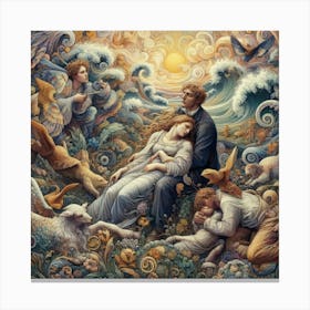 Love Of Angels Canvas Print