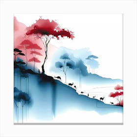 Asian Landscape Painting 18 Canvas Print