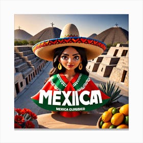 Mexico 1 Canvas Print