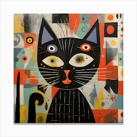 Black Cat Canvas Print