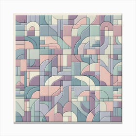 Abstract Geometric Pattern 54 Canvas Print