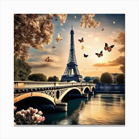 Paris Eiffel Tower 115 Canvas Print