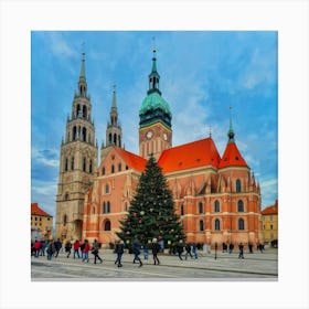 Christmas In Krakow Canvas Print