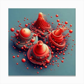 3d Fractal Art Canvas Print