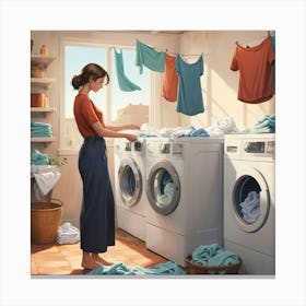 Laundry Room 5 Canvas Print