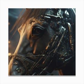 Robot Horse Canvas Print