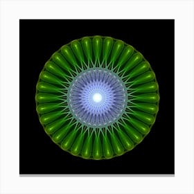 Orbis Iteratio Viridis - #1 Canvas Print