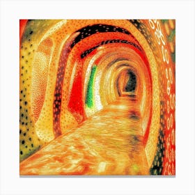 Tunnel Of colors Canvas Print