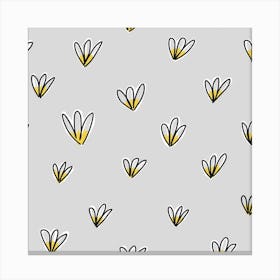 Daisy Pattern Canvas Print