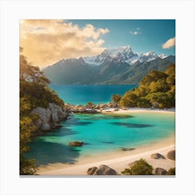 Chilean Pacific Coast Canvas Print