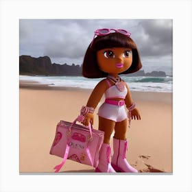 Dora Thee Explorer Canvas Print