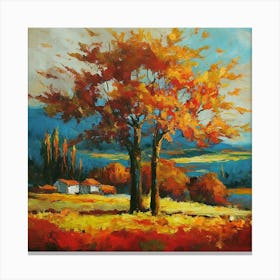 Autumn Trees 1 Canvas Print