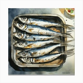 Sardines Chapitre 3 Canvas Print