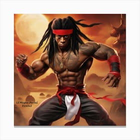 Kung Fu Wayne Canvas Print