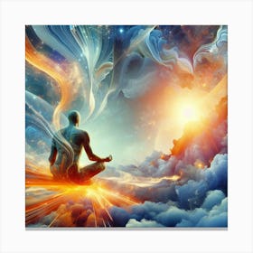 Meditation In The Clouds Canvas Print