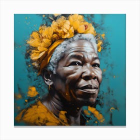 Mrs Mandela Canvas Print