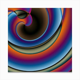 Abstract Spiral Canvas Print