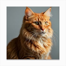 Portrait Of A Cat  Canvas Print