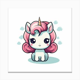 Cute Unicorn 572 Canvas Print