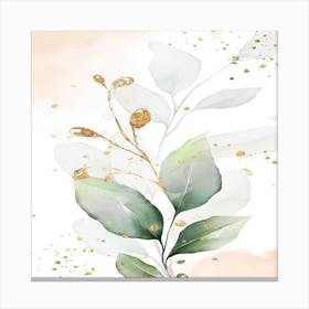 Gold Leaf Canvas Print Canvas Print