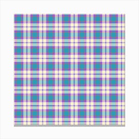 Plaid Fabric 155 Canvas Print