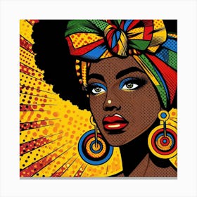 Zoya Pop African Woman Canvas Print