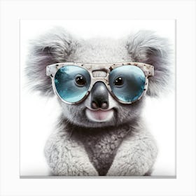 Koala In Sunglasses Canvas Print