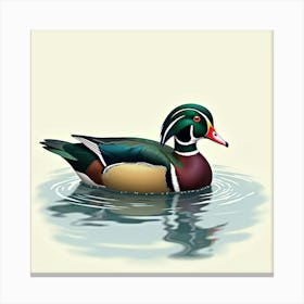 Wood Duck 1 Canvas Print