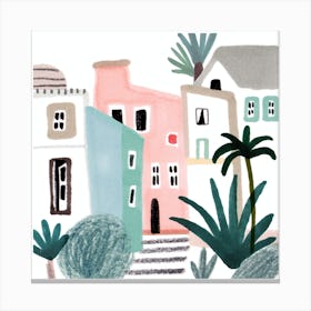 Houses Canvas Print