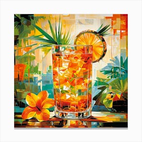 Tropical Drink 1 Canvas Print